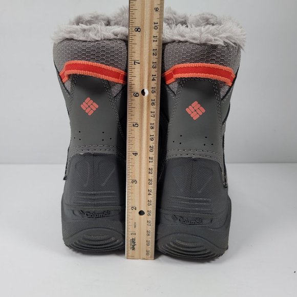 Columbia Arctic Trip Omni Girl's Waterproof Gray Snow Boots BY1333-060 US Size 5 - Picture 9 of 10